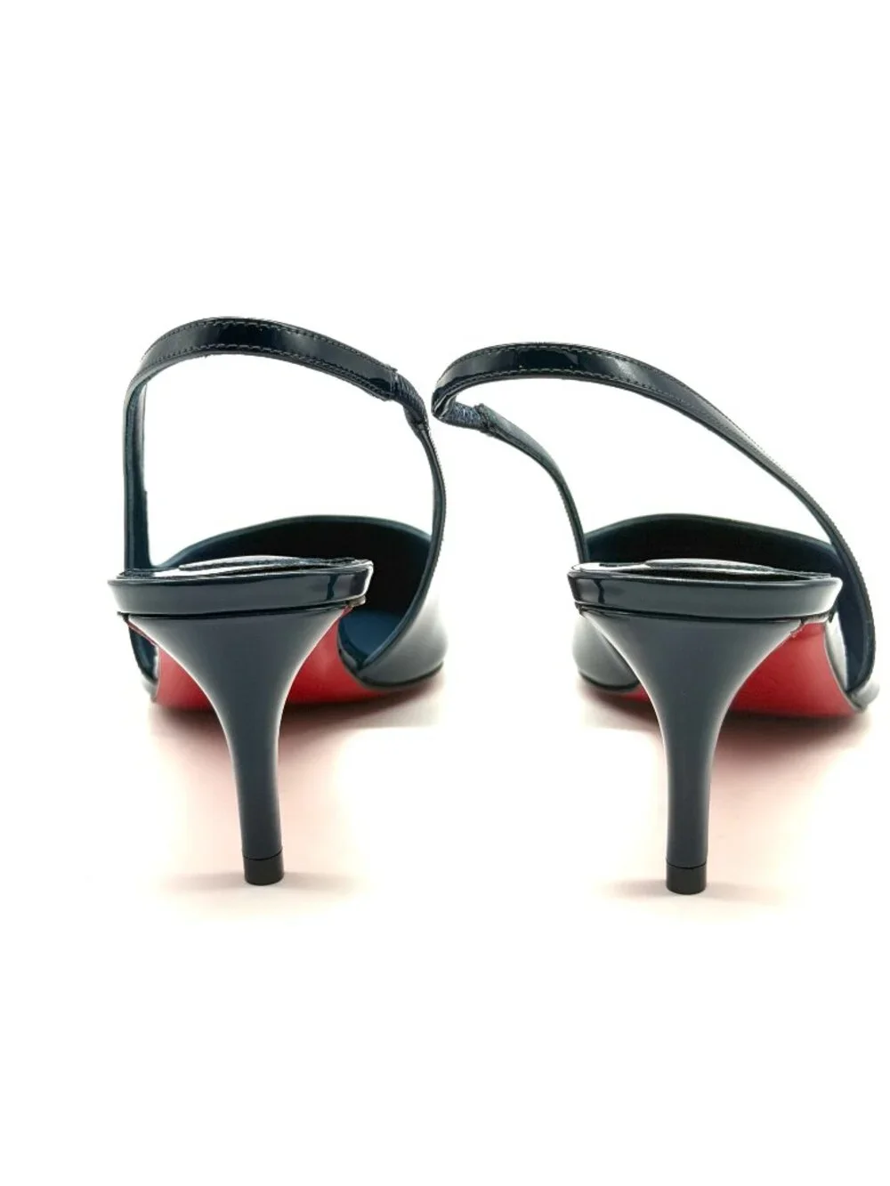Christian Louboutin MISS Z SLING BACK 60 Slingback Sandals Heels Shoes - Picture 12 of 16